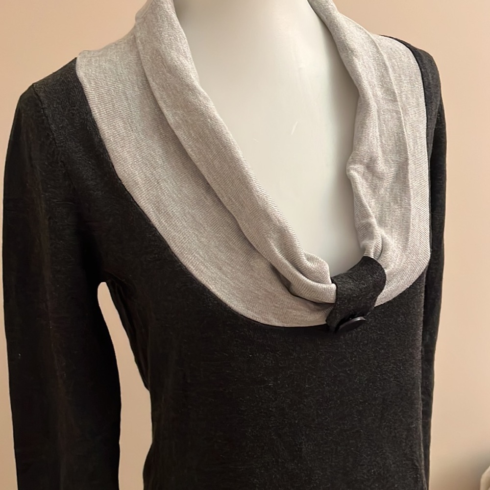 Never worn dark gray dress from Milan, Italy. Mini dress